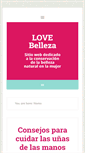 Mobile Screenshot of lovebelleza.com